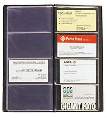 PANTA PLAST Vizitkár 96ks-ový, PVC, čierny 2