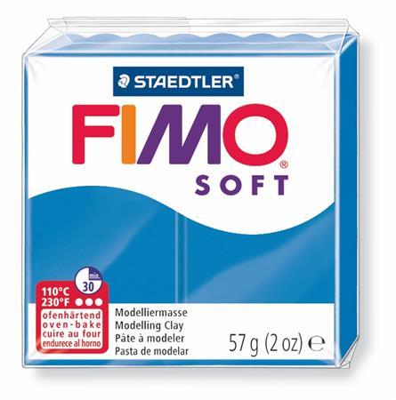 Modelovacia hmota, 57 g, polymérová, FIMO "Soft", oceánovo modrá 1
