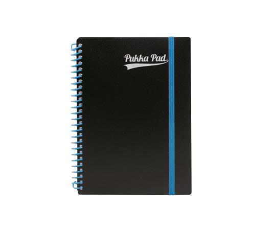 Špirálový zošit, A5, linajkový, 100 listov, PUKKA PAD, "Neon notepad" 4