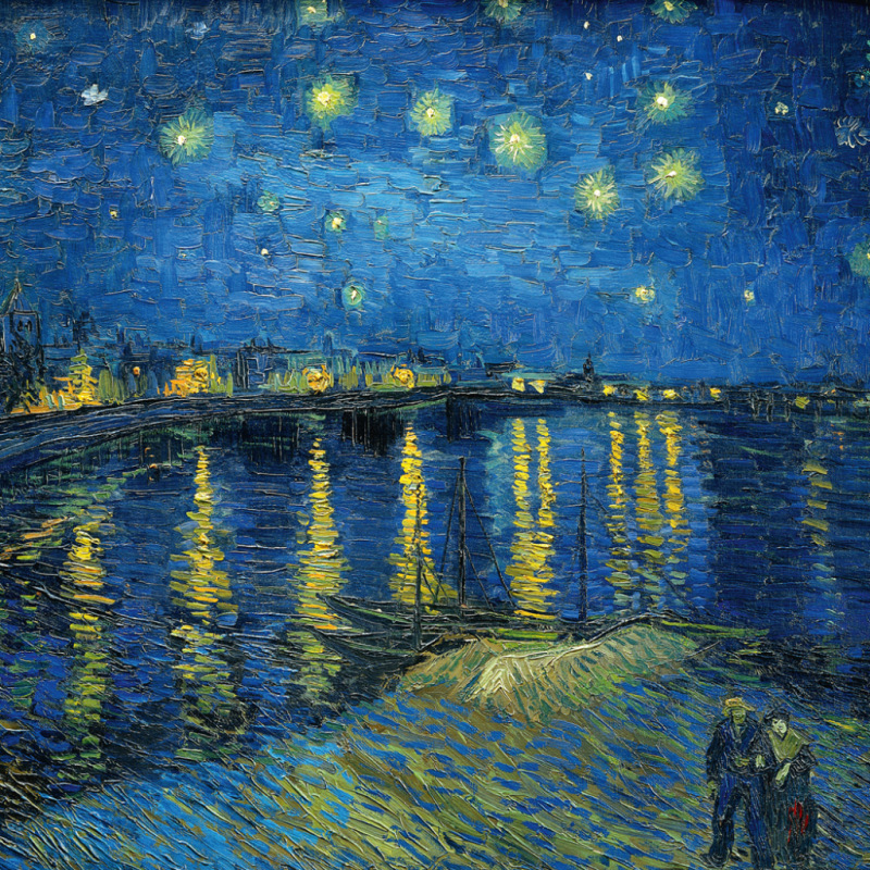 NOTIQUE Grid calendar Vincent van Gogh 2027, 30 x 30 cm 10