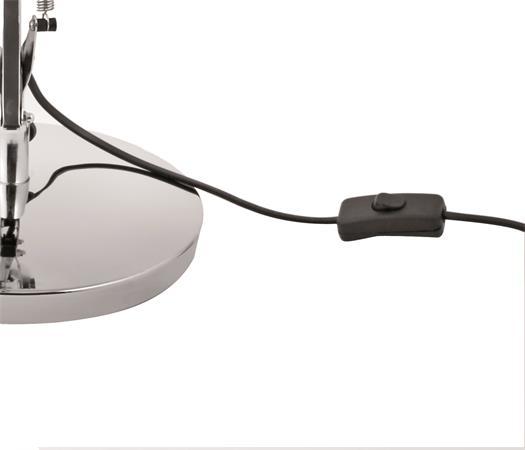Stolová lampa, 11 W, ALBA "Architect", chrómová 4