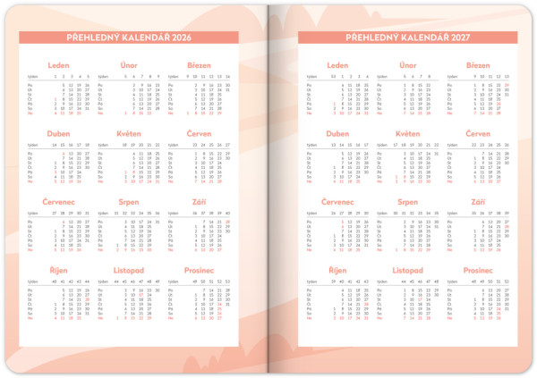 NOTIQUE Rodinný diár – pomocník všetkých rodičov 2026, 15 x 21 cm 2