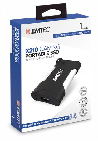 SSD (externá pamäť), 1TB, USB 3.2, EMTEC "X210G Gaming" 3