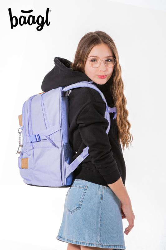 BAAGL SADA 3 Skate Lilac: batoh, peračník, vrecko 10
