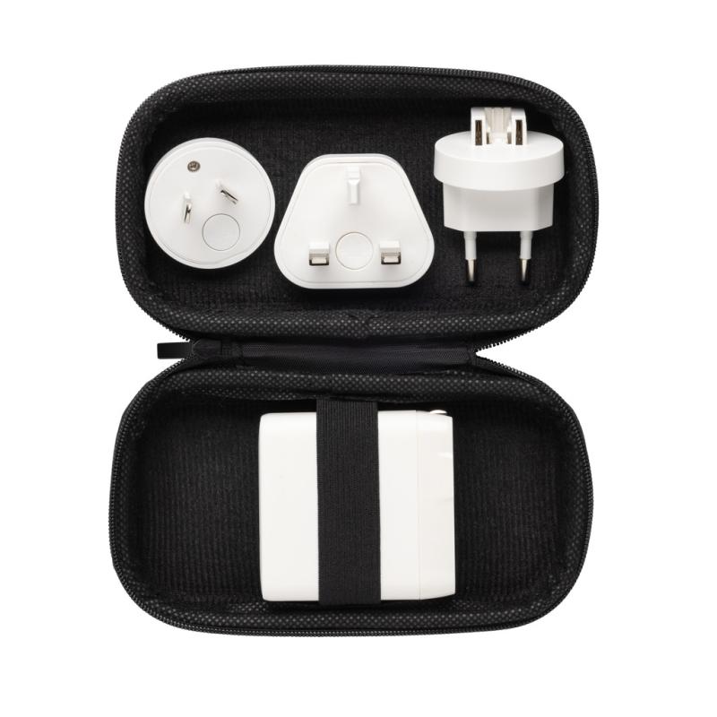 Cestovná nabíjačka TravelCharge Pro s USB C z RCS plastu biela 3