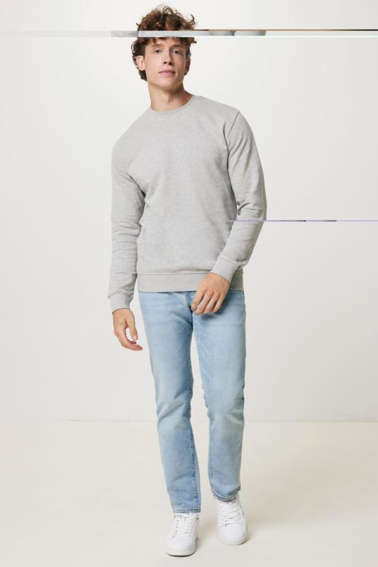 Ľahká mikina IQONIQ Etosha z recykl. bavlny light heather grey XL 9