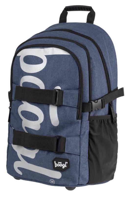 BAAGL Školský batoh skate Blue 1