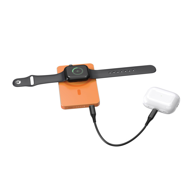 Urban Vitamin Marin 5000 mAh magnet. 15 W bezd. powerbanka oranžová 7