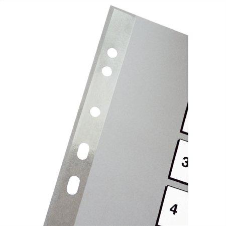 Register, plastový, A4, 1-10, ESSELTE, sivá 2