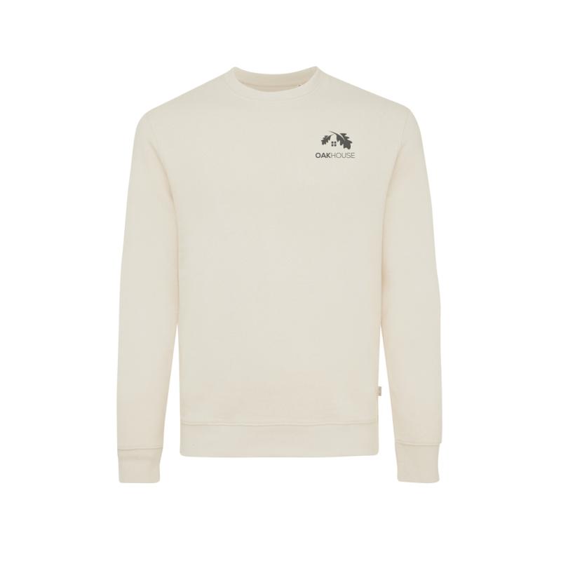 Nefarbená mikina IQONIQ Denali z recykl. bavlny natural raw 4XL 4