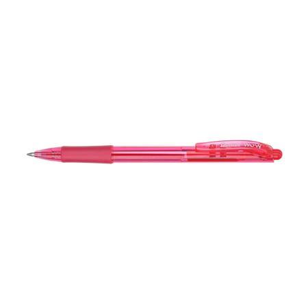 Guľôčkové pero, 0,35 mm, stláčací mechanizmus, PENTEL "BK417", ružová 1