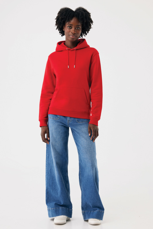IQONIQ Joshua Unisex mikina s kapucňou z rec. bavlny červená XXXL 5