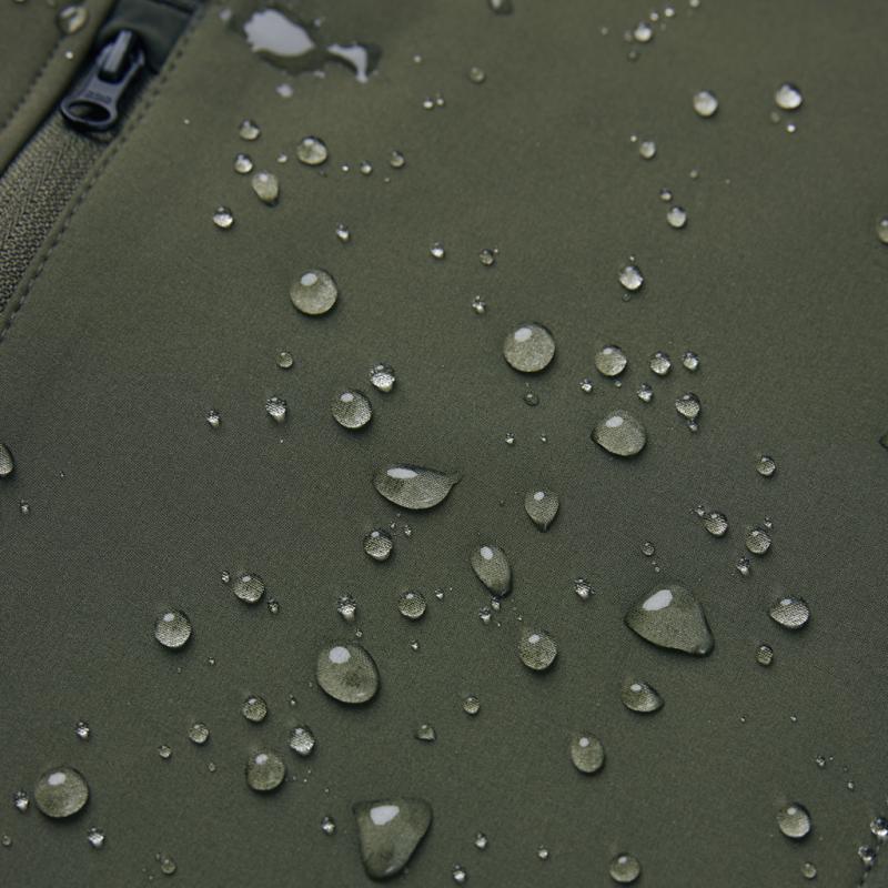 Pánska soft shell bunda IQONIQ Makalu z recykl. polyesteru khaki XL 3