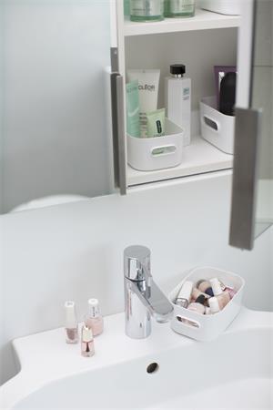 Úložný box, plastový, 0,6 l, SMARTSTORE "Compact XS", biely 5