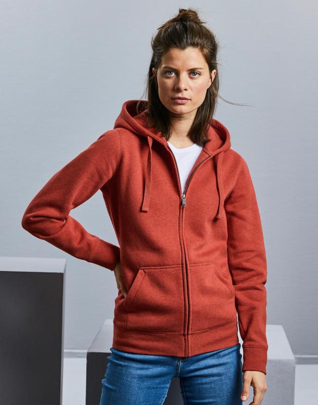 Dámska mikina Authentic Melange Zipped Hood Sweat