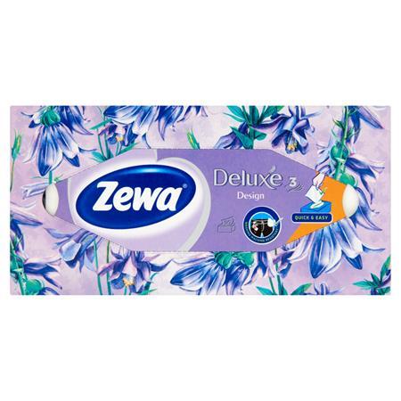 Papierové vreckovky, 3-vrstvové, 90 ks, ZEWA "Family", bez vône