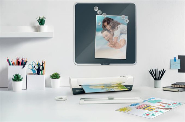 Laminovacia sada, A4, 80–125 mikrónov, LEITZ "iLam Home 4-in-1", biela 2