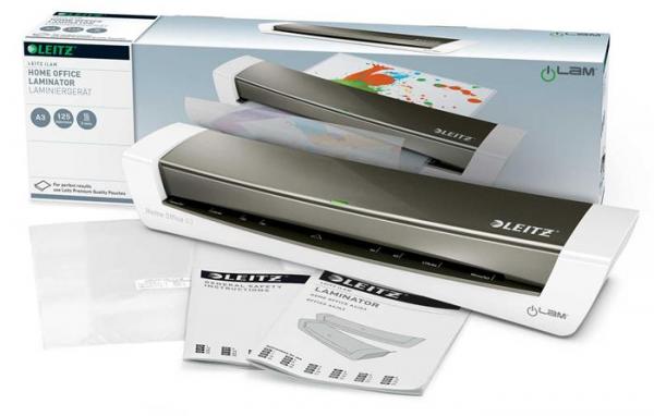 Laminovací stroj, A3, 80-125 mikr., LEITZ "iLam Home Office", sivý 10