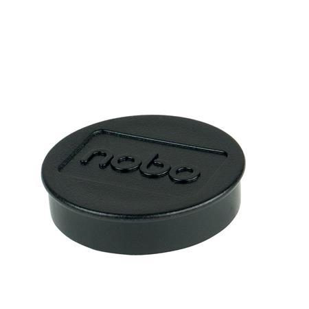 Magnetka, silná, 38mm, 10ks, NOBO, čierna 1