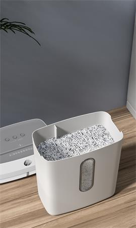 Skartovací stroj, konfety, 12 listov, HP "Oneshred 12CC", svetlosivá 5