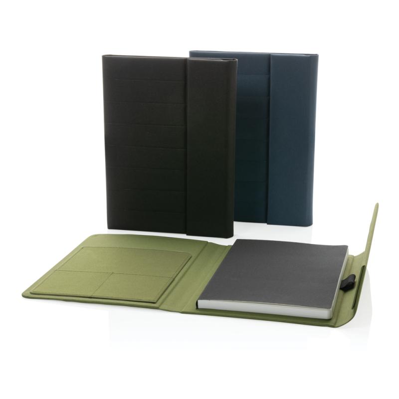 Portfólio A5 s magnetickým zapínaním Impact z RPET AWARE™ čierna 10