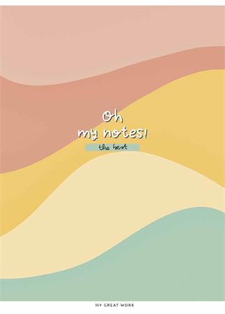 Zošit, A5, štvorčekový, 48 listov, SHKOLYARYK "Oh my notes", mix 2