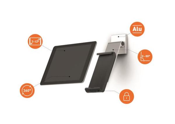 Držiak na tablet, nástenný, DURABLE "Wall Pro" 2