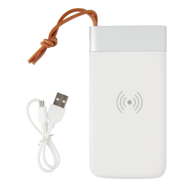 Bezdrôtová powerbanka Aria 8 000 mAh 5W biela 2