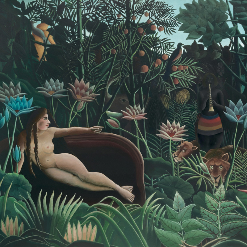 NOTIQUE Poznámkový kalendár Henri Rousseau 2027, 30 x 30 cm 12
