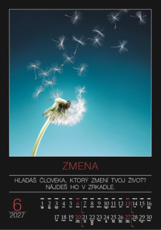 Nástenný kalendár Cesta k úspechu 2027 7