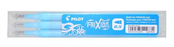 Náplň do rollerov, 0,25 mm, odstrániteľné písmo, PILOT "Frixion Clicker/Ball" 05, svetlomo