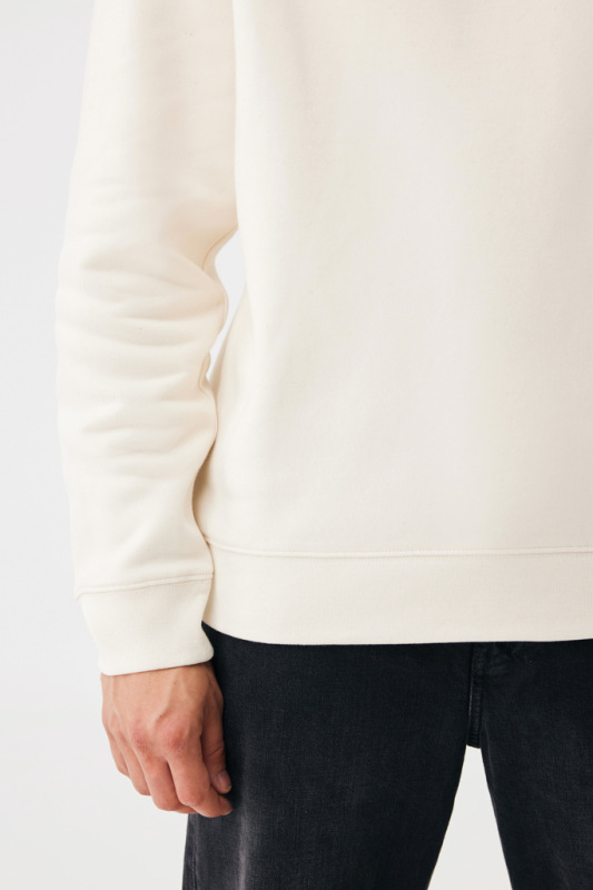 IQONIQ Toria Unisex mikina s okrúhl. výstrihom z rec. bavlny natural raw XXL 14