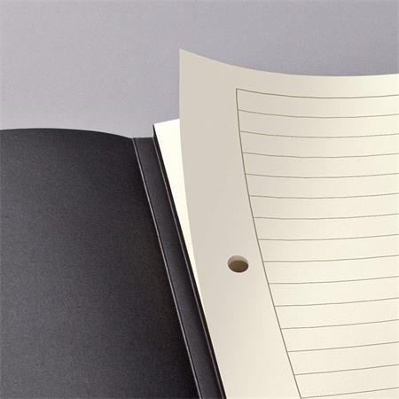 Zošit, exkluzívny, A5, linajkový, 60 listov, tvrdá obálka, SIGEL "Conceptum", čierna 2