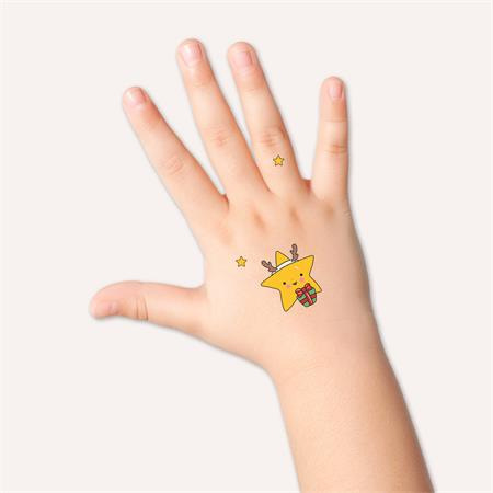 Tetovacie nálepky, 1 hárok, 76x120 mm, AVERY ZWECKFORM, "Z-Design No.54152", hviezdy 3