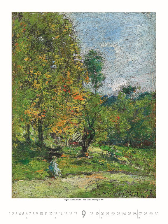 Nástenný kalendár Gardens Impressionism 2027 10