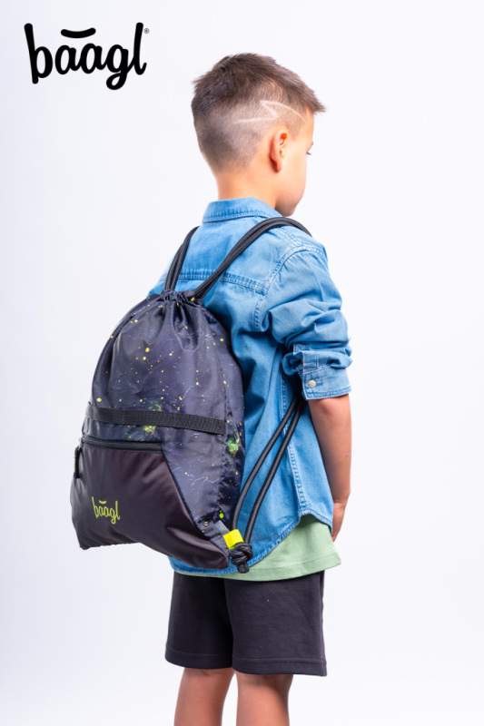 BAAGL Vrecko s priehradkou na zips Traktor GRS 5