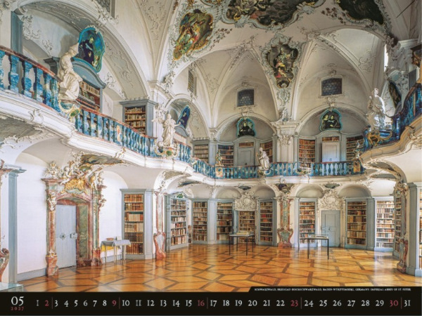 Nástenný kalendár Bibliotheca 2027 6