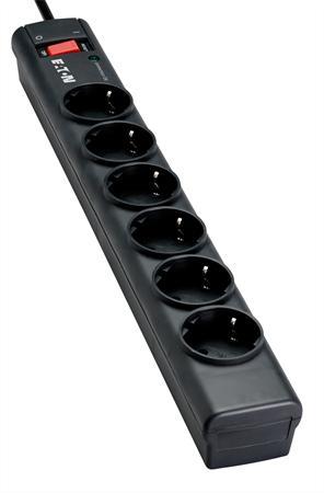 EATON Prepäťová ochrana so zásuvkami "Protection Strip", 6 DIN