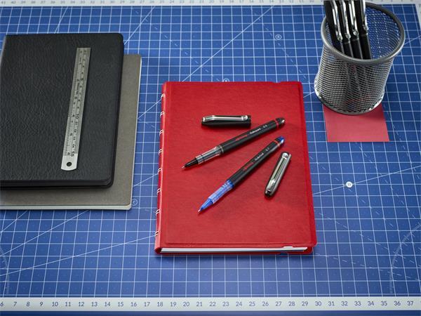 Roller, 0,7 mm, s vrchnákom, ROTRING "Rollerball", modrá 1