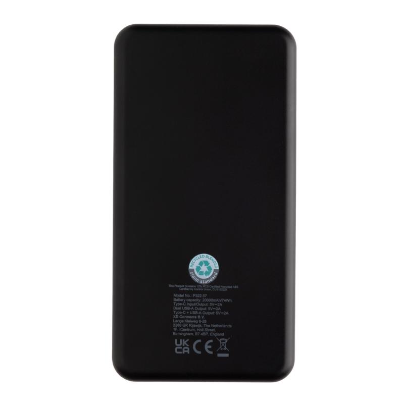 Powerbanka Boostcore 20000mAh s USB C z RCS recykl. plastu čierna 3