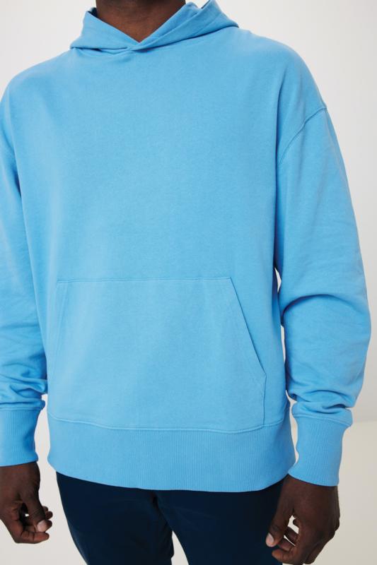 Mikina s kapucňou IQONIQ Yoho relaxed fit z recykl. bavlny tranquil blue XS 20