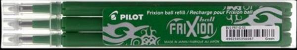 Náplň do rollerov, 0,35 mm, odstrániteľná, PILOT "Frixion Ball/Clicker" 07, zelená 1