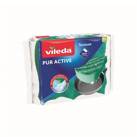 Špongia, 2 ks, VILEDA "Pur Active" 1