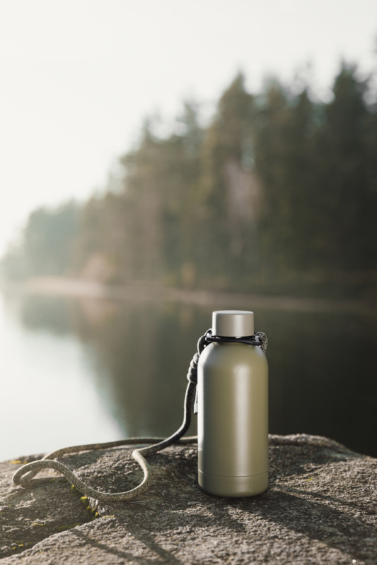 VINGA Parks RCS fľaša z nehrdzavejúcej ocele, 400 ml zelená 6