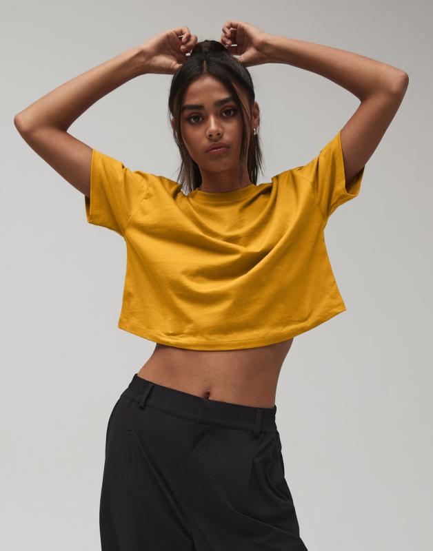 Jersey Crop dámske tričko