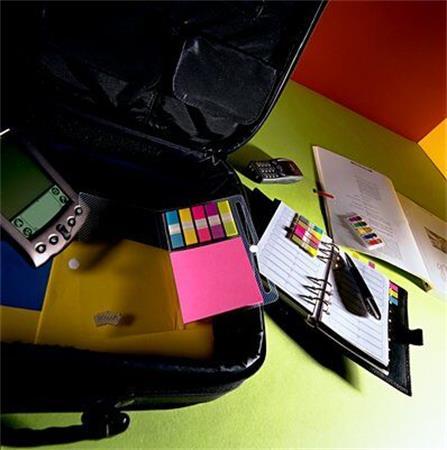 Záložky, plastové, 5x20 záložiek, 11,9x43,2 mm, v tvare šípky, 3M POSTIT, mix 2