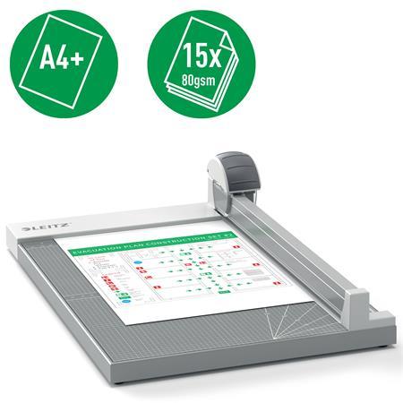 Rezačka, kotúčová, A4+, 15 listov, LEITZ "Precision Office A4+" 6