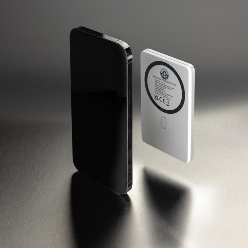 Magnetická powerbanka Orion 5000mAh 5W z RCS hliníka strieborná 10