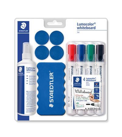 Popisovač na tabule, 2 mm, kužeľovitý hrot, STAEDTLER "Lumocolor® Set 613 S", 10-kusov