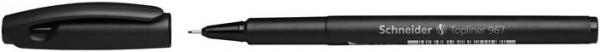 Liner, 0,4 mm, SCHNEIDER "Topliner 967", čierny 1
